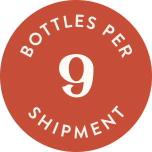 9 Bottles per Shipment